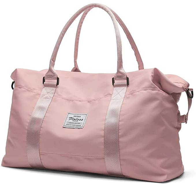 Travel Duffel Bag, Sports Tote Gym Bag, Shoulder Weekender Overnight Bag for Women | Amazon (US)