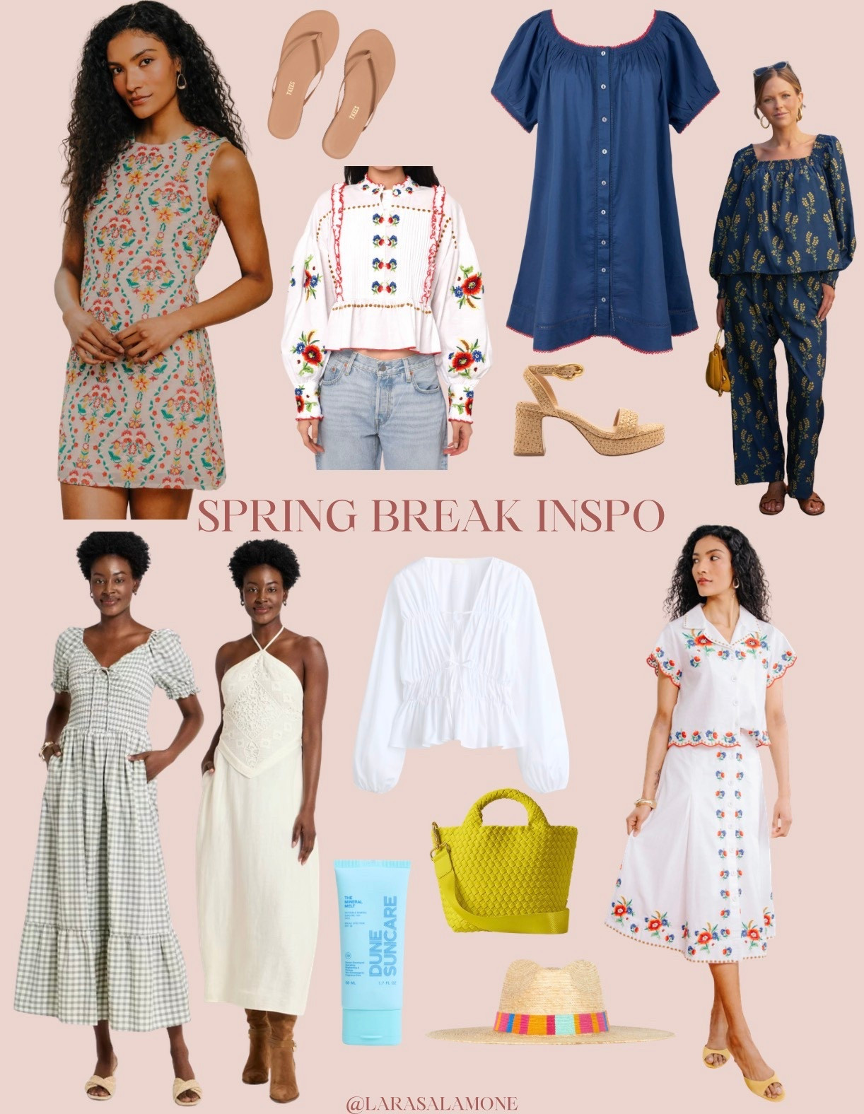 Spring Break inspo whether you want something casual like a white blouse with jeans, to a matching set for happy hour, or dresses for dinner! I love that all of these options carry you into summer too!

#LTKTravel #LTKootd #LTKSeasonal