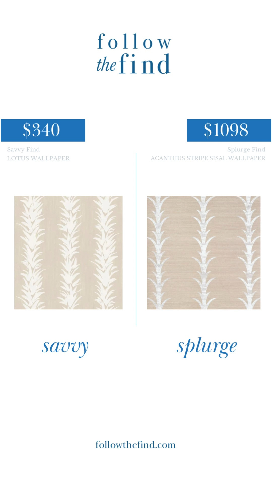 Acanthus stripe Schumacher neutral wallpaper followthefind 

#LTKhome #LTKstyletip