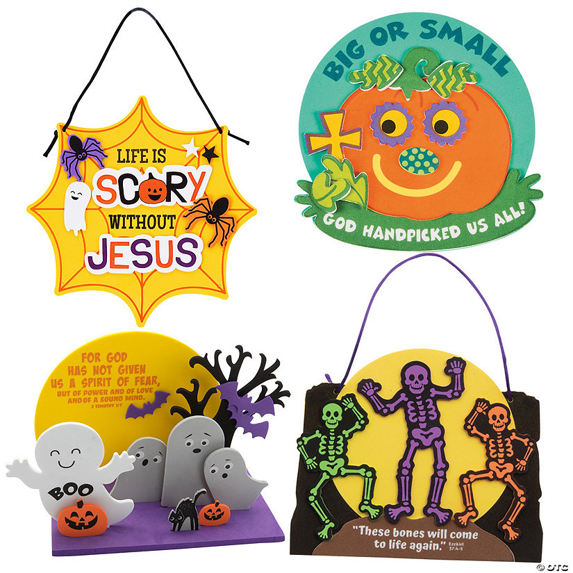 Bulk Religious Halloween Craft Assortment - Makes 48 | Oriental Trading Company