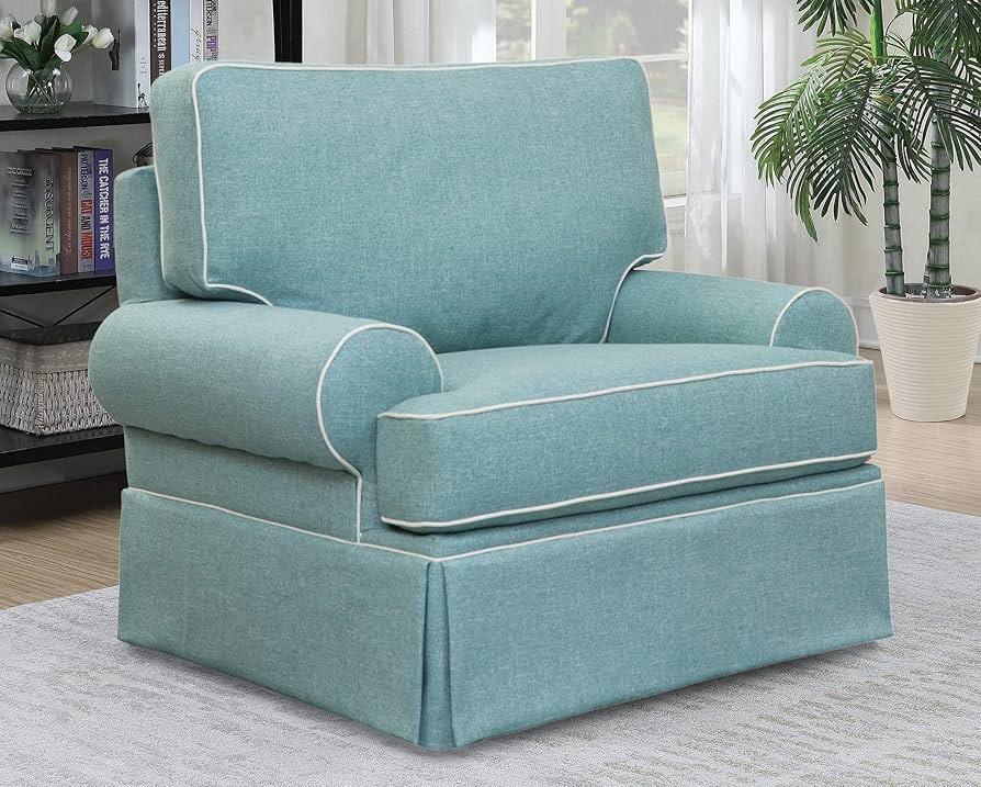 American Furniture Classics 8-030-S275A Coastal Aqua Series Arm Chair | Amazon (US)