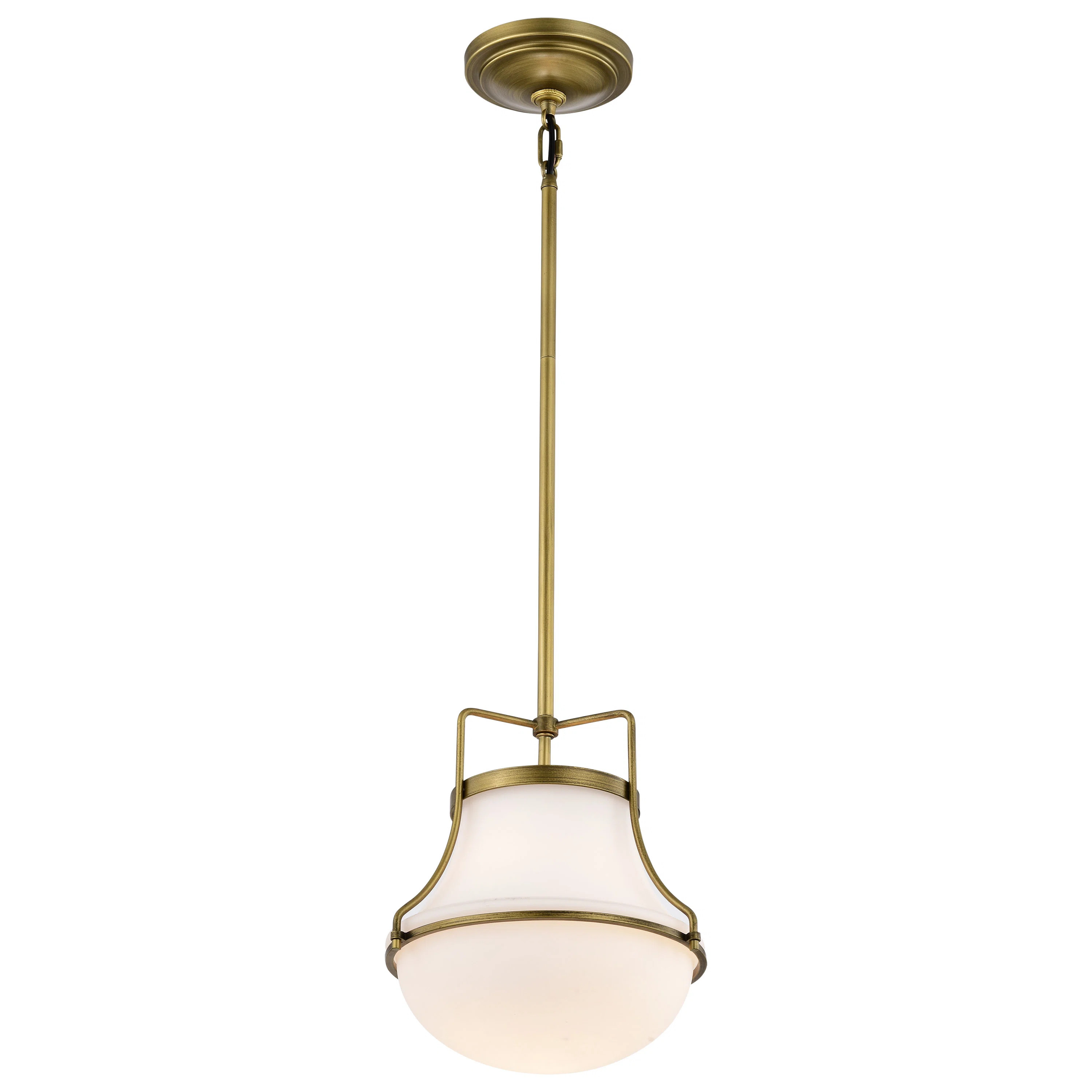 Bashaw 1 - Light Schoolhouse Pendant | Wayfair North America