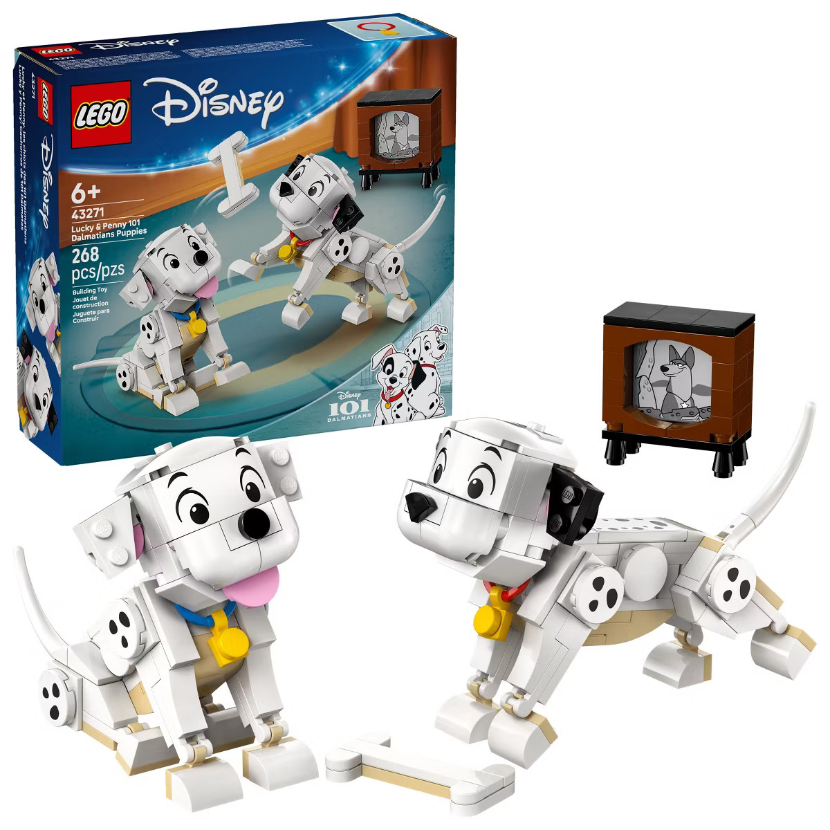 LEGO Disney Lucky & Penny 101 Dalmatians Puppies 43271 | Target