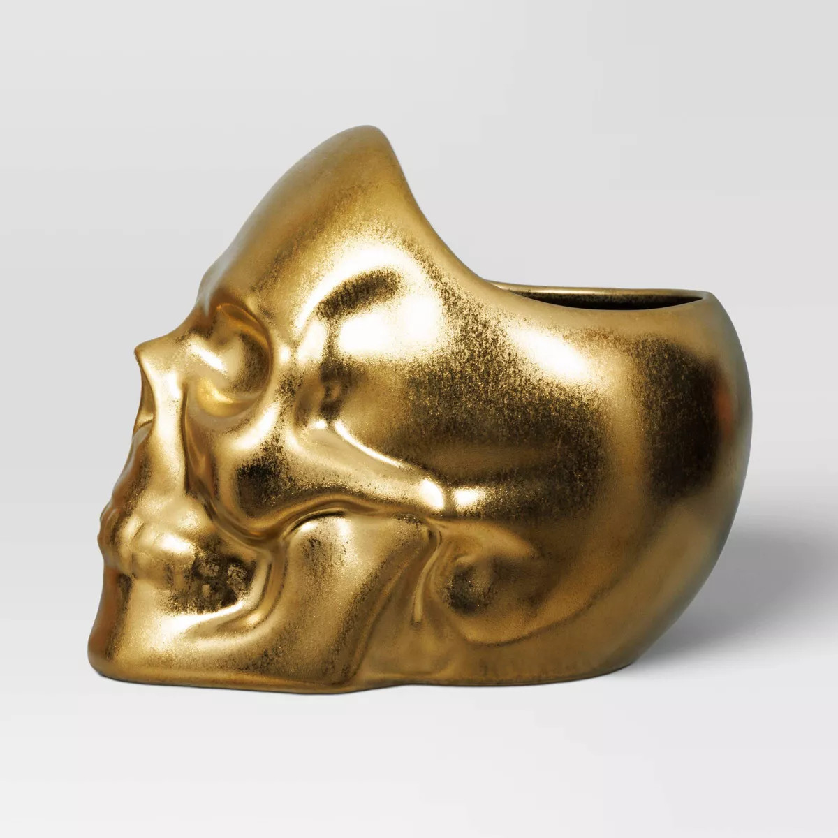 Stoneware Skull Candy Bowl Gold - Threshold™ | Target