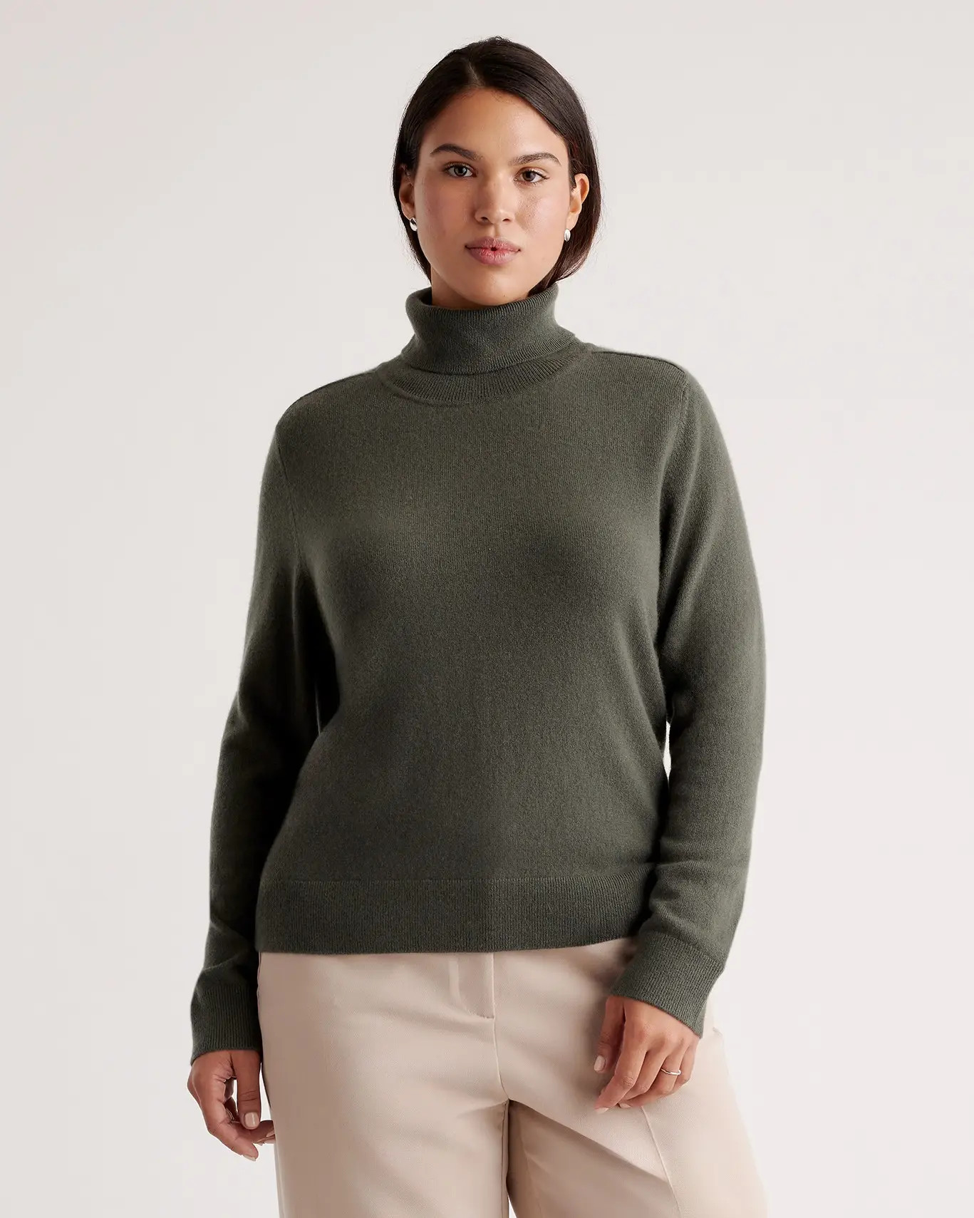 Lightweight Mongolian Cashmere Turtleneck Sweater | Quince