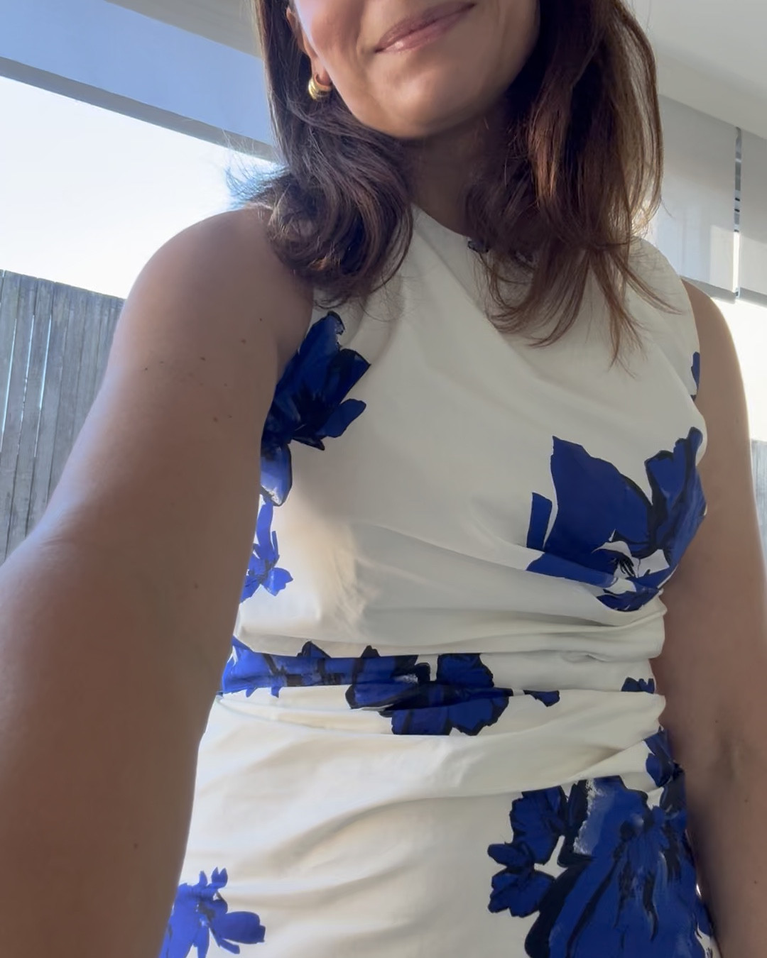 Shona Joy dress from THE ICONIC - size 8, true to size with no stretch. & Other Stories earrings from THE ICONIC. #gifted 

#LTKspring #LTKaustralia #LTKsummer