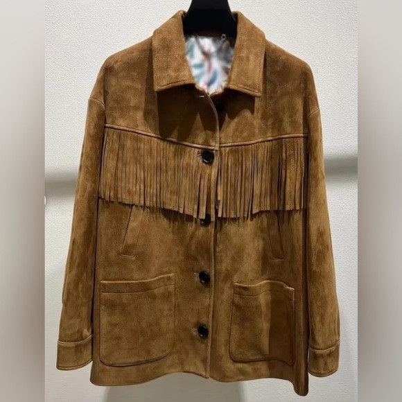 Suede fringe jacket | Poshmark
