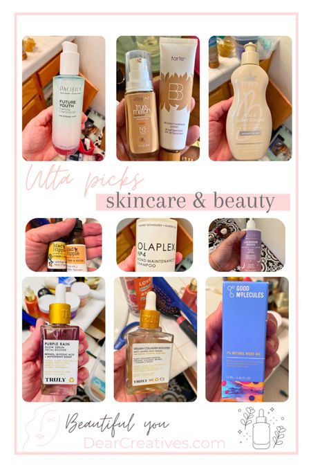 Beauty and skincare favorites from Ulta! Ladies head on over to the sale Fall haul event Up to 40% off on select items. Some of my favorite serums, night creams, day serums, night serums, foundations, and shampoos… I love all the Pacifica products I’ve tried! For daily use—-> Pacific glow baby serum with vitamin C <— is awesome! It hydrates your skin & is affordable. Be forewarned open packaging carefully it’s very liquid-y & you don’t want to waste a drop! It goes a long way too. The 2 Truly serums are my favs!!! I haven’t tried the good molecules yet. Just got it. I hope this helps you beauties! I did like Mad Hippie but I had occasional breakouts? PS tag me social if you have other questions. @DearCreatives 

#LTKbeauty #LTKsalealert