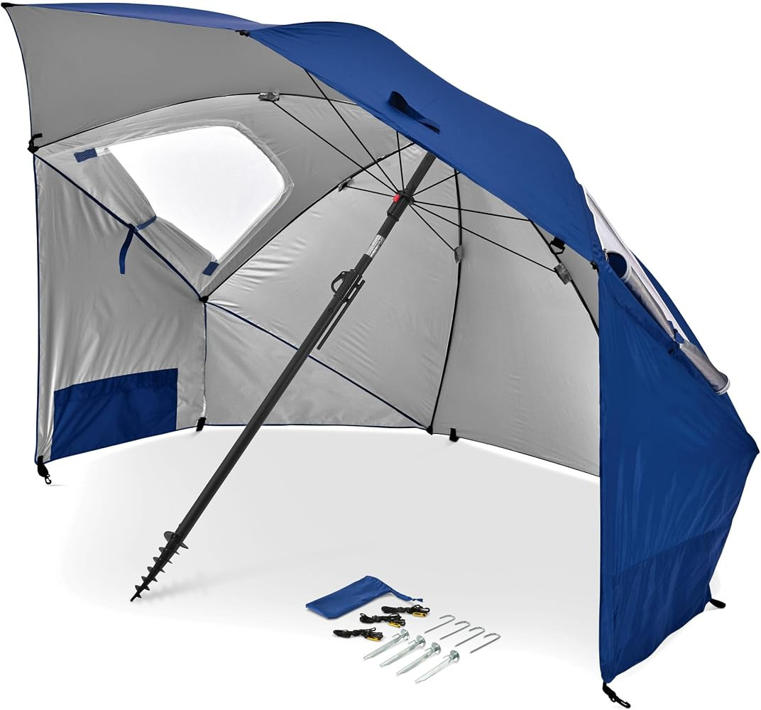 Sport-Brella Premiere UPF 50+ Umbrella Shelter with Patented Side Panels and Tilt Mechanism, Heav... | Amazon (US)
