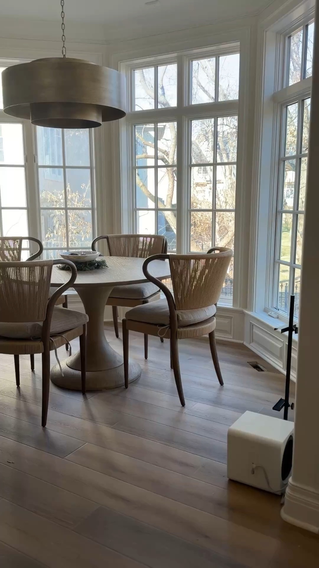 Guest house refresh is underway! The space used to be charcoal gray everywhere with the windows covered, so we focused on making it brighter and letting the natural light in. The guest house is about 2,000 sq ft of the 14,000 total (main house ~10,000, pool house ~2,000). 

Linking the flooring and paint we chose here! Paint color: Swiss Coffee | Flooring: Canopy Comfort NE Lauren Oak 7” planks.

#LTKvlog #LTKHome #LTKmomlife