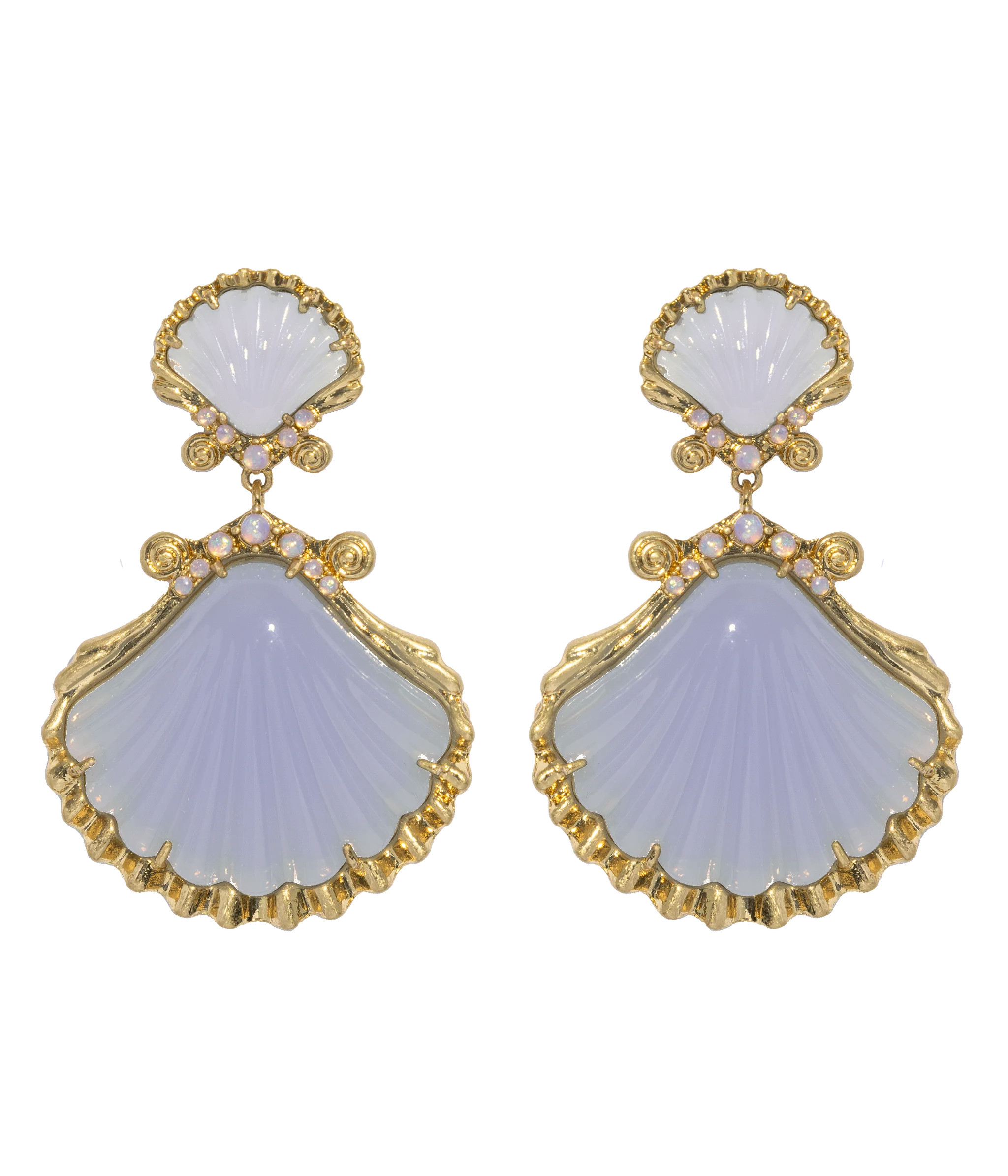 Aegean Shell Earrings | Loren Hope Designs