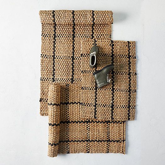 Windowpane Jute Doormat | Terrain