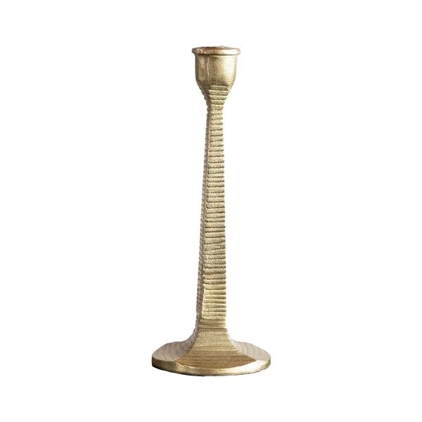 11.75" Aluminum Tabletop Candlestick | Wayfair North America