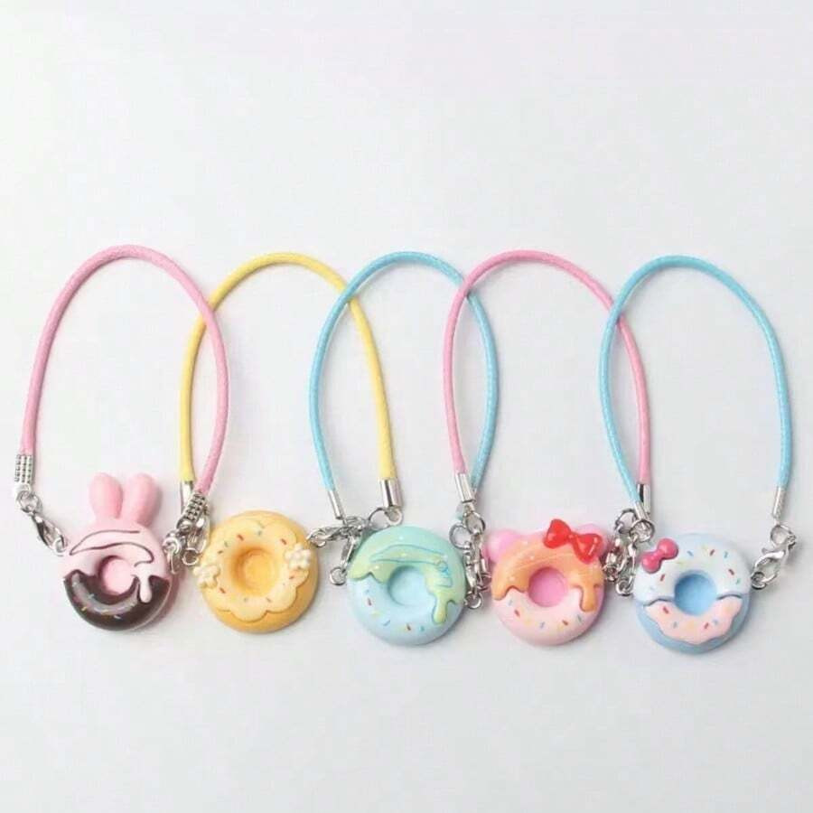 [Only Pendant] New Dollhouse Miniature Donut Decor Model, 10cm Doll 17cm Doll Labobo Doll Clothes... | SHEIN