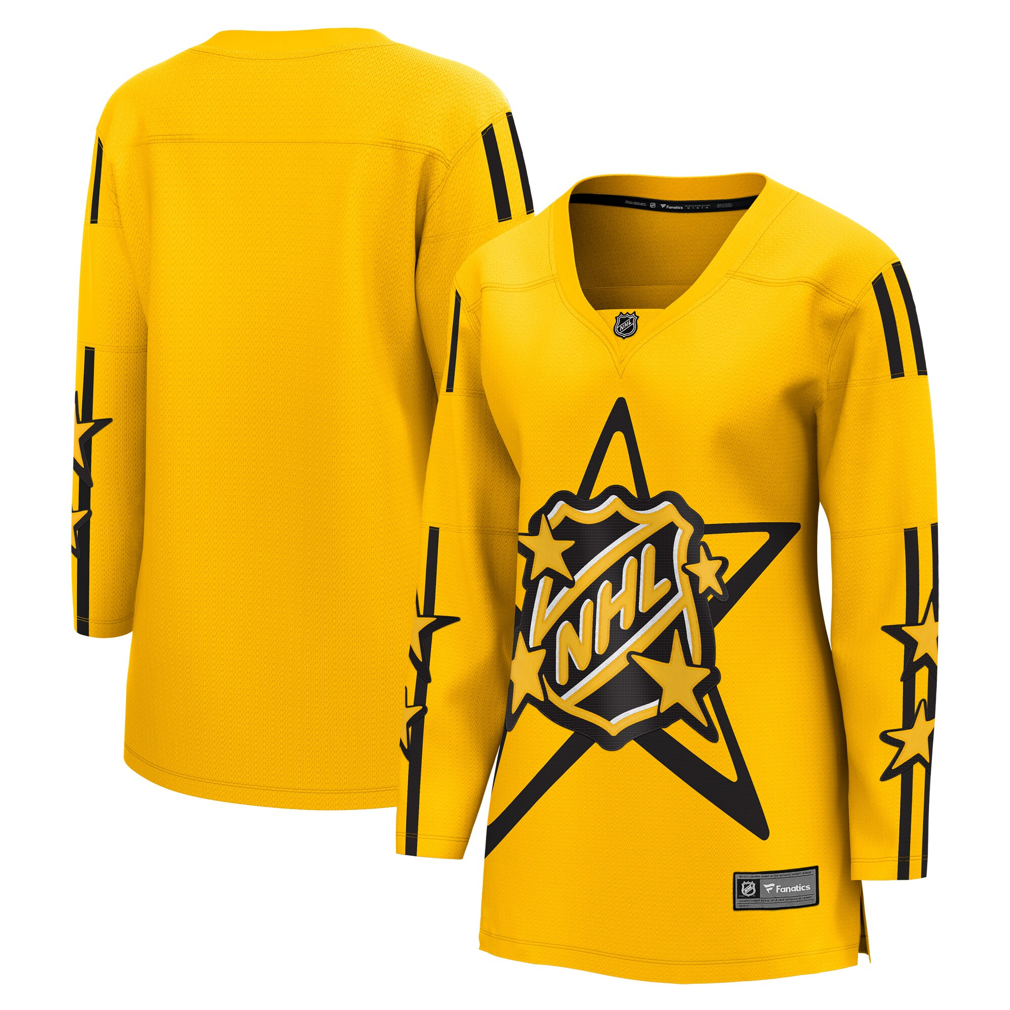 Women's  Fanatics Branded Yellow 2024 NHL All-Star Game Breakaway Jersey | NHL Shop