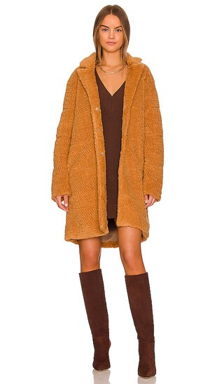 Teddy Coat in Camel | Revolve Clothing (Global)