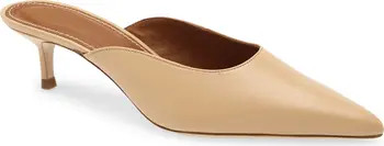 STAUD Sebastian Kitten Heel Mule in Porcini at Nordstrom, Size 7.5Us | Nordstrom