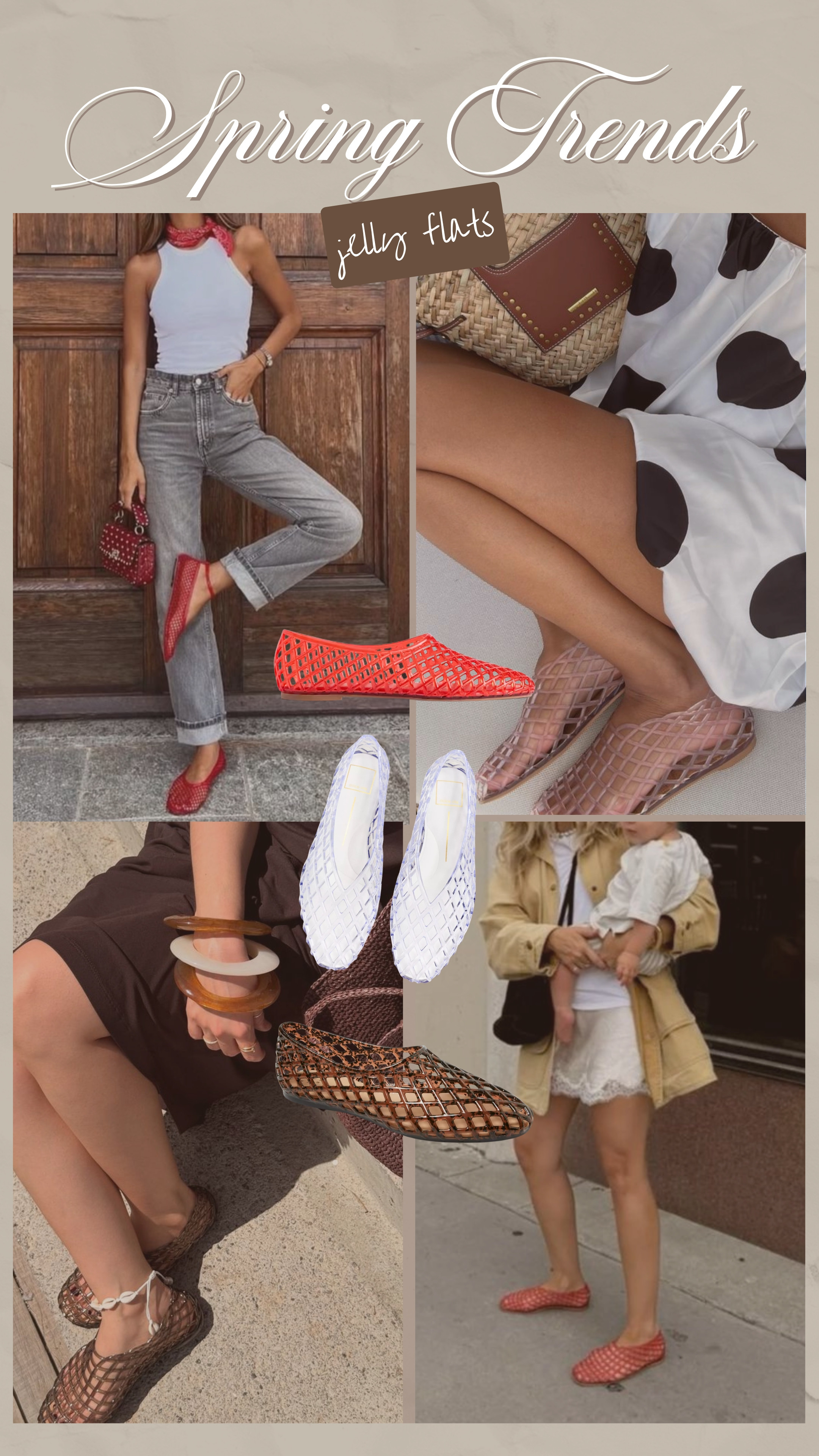 Love the jelly flats trend! Linked a few options!

spring shoes, spring outfits, jelly shoes 

 #LTKootd