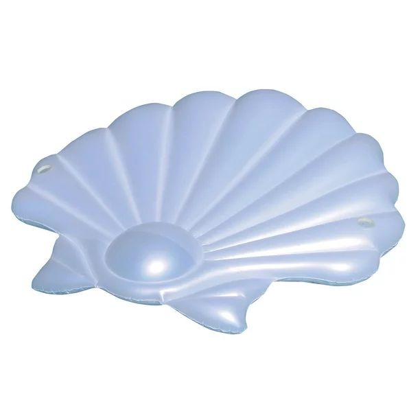 Swimline Vinyl Seashell Inflatable Pool Float, White | Walmart (US)
