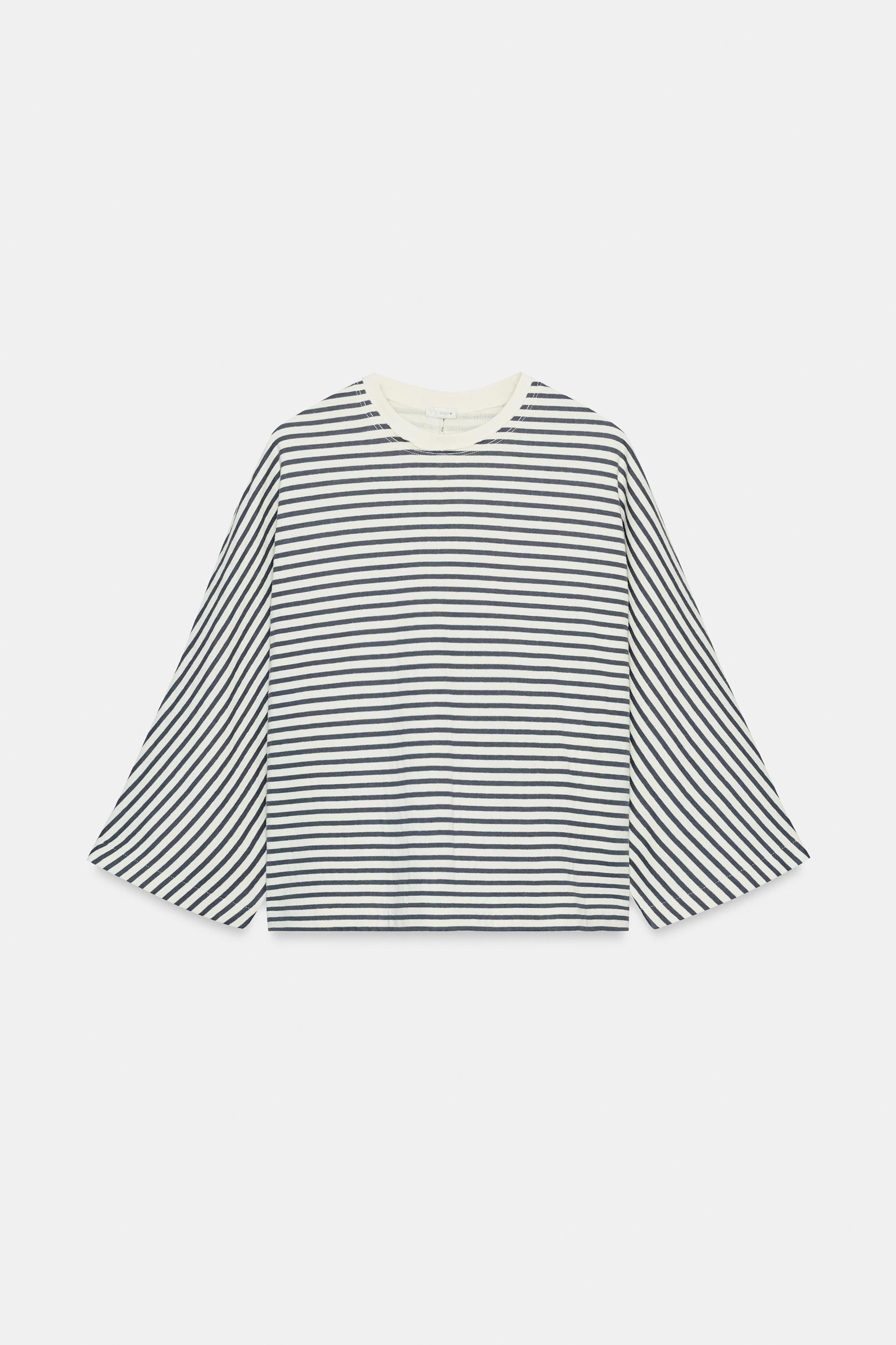 OVERSIZE STRIPED T-SHIRT | Zara UK