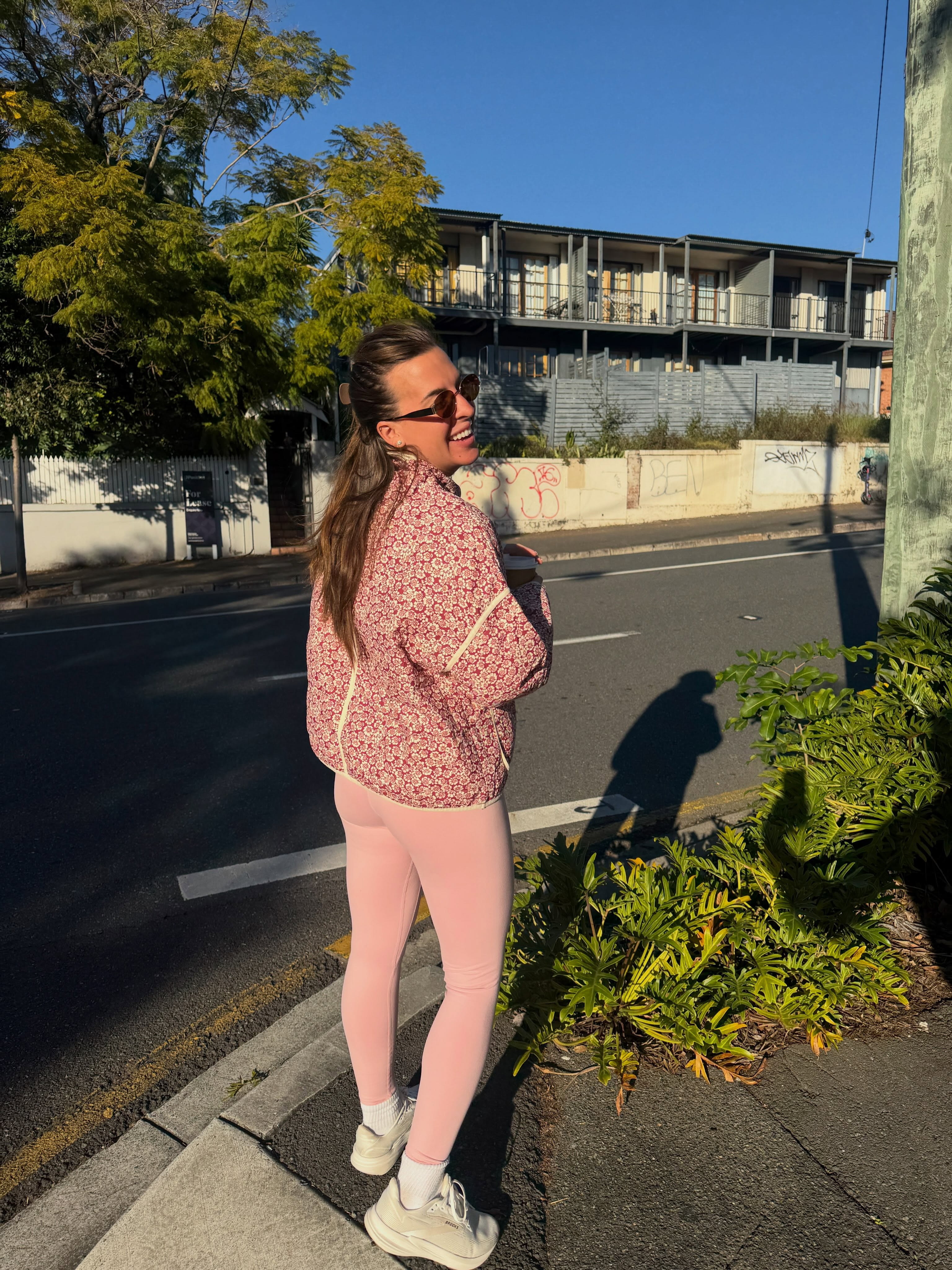 morning walk OOTD 

 