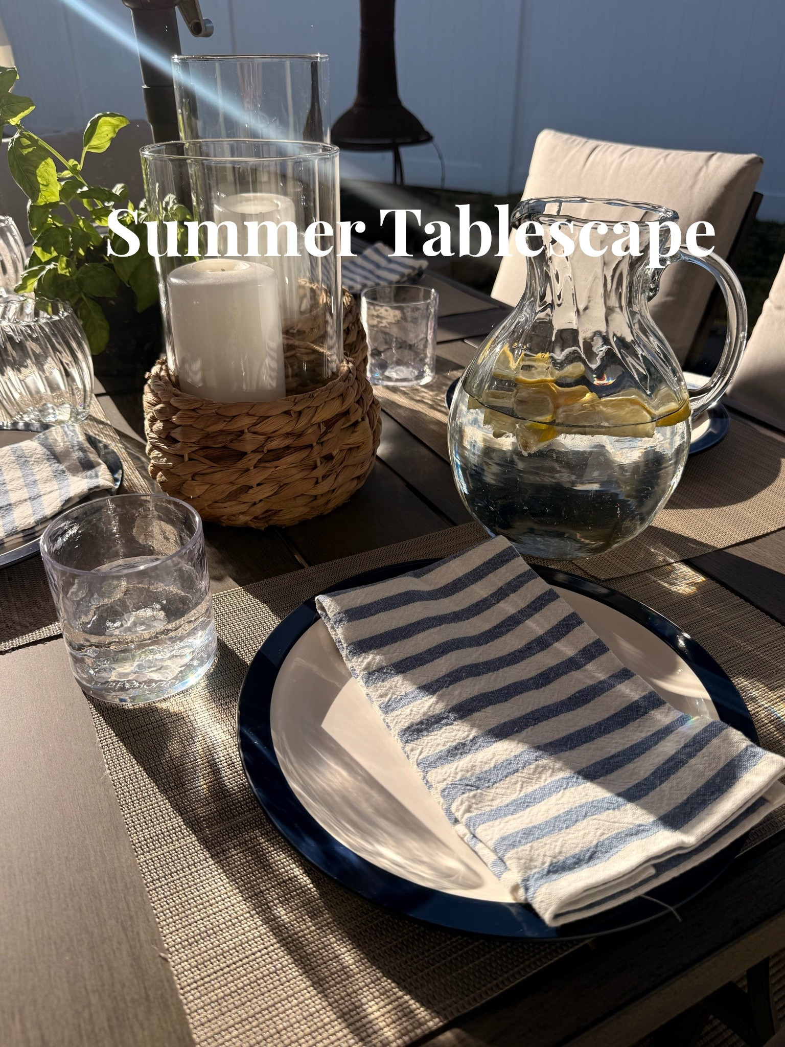 Summer Tablescape Mediterranean Vibes

#LTKvlog #LTKSaleAlert #LTKHome