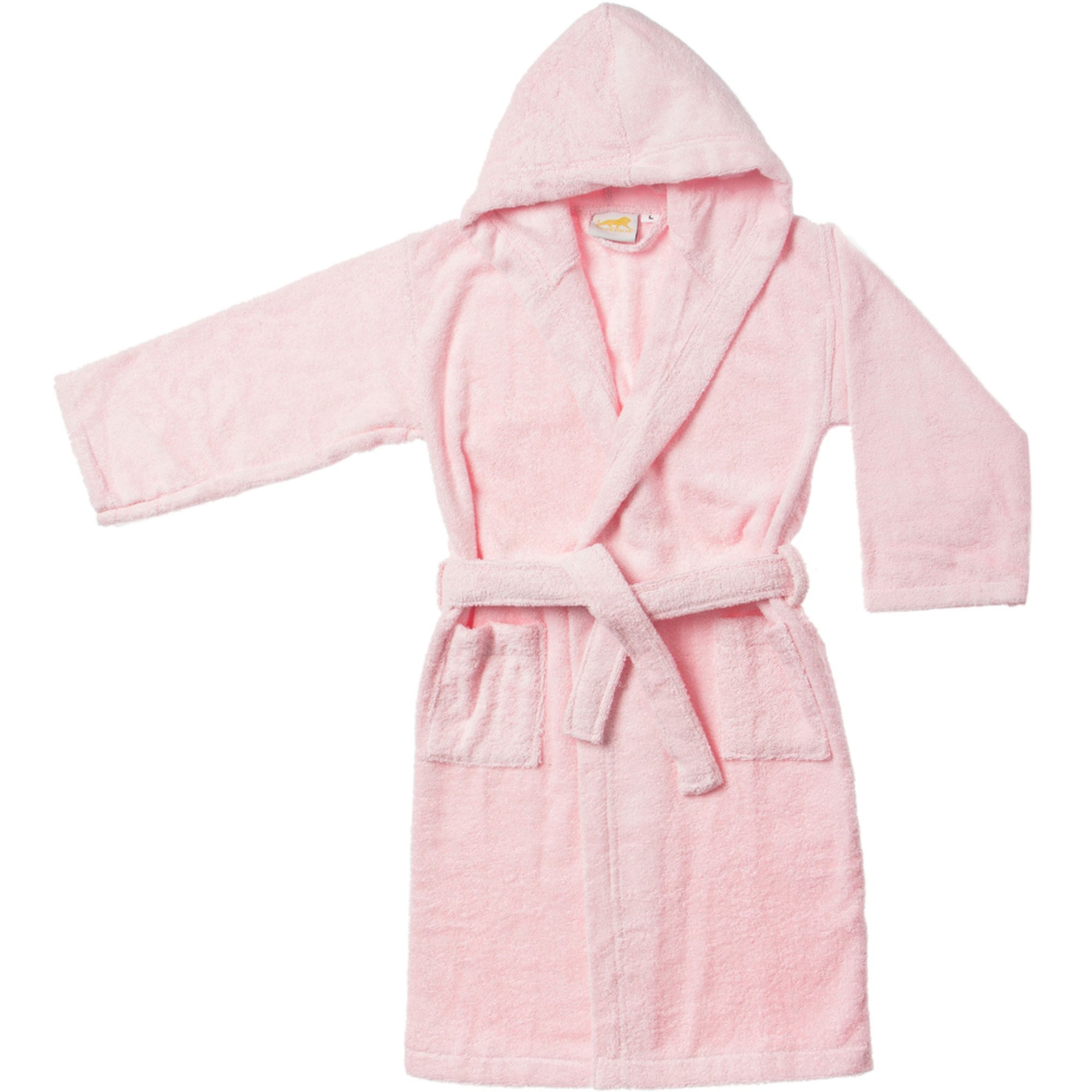Cotton Terry Kids Unisex Bath Robe, Small/Medium, Pink - Walmart.com | Walmart (US)