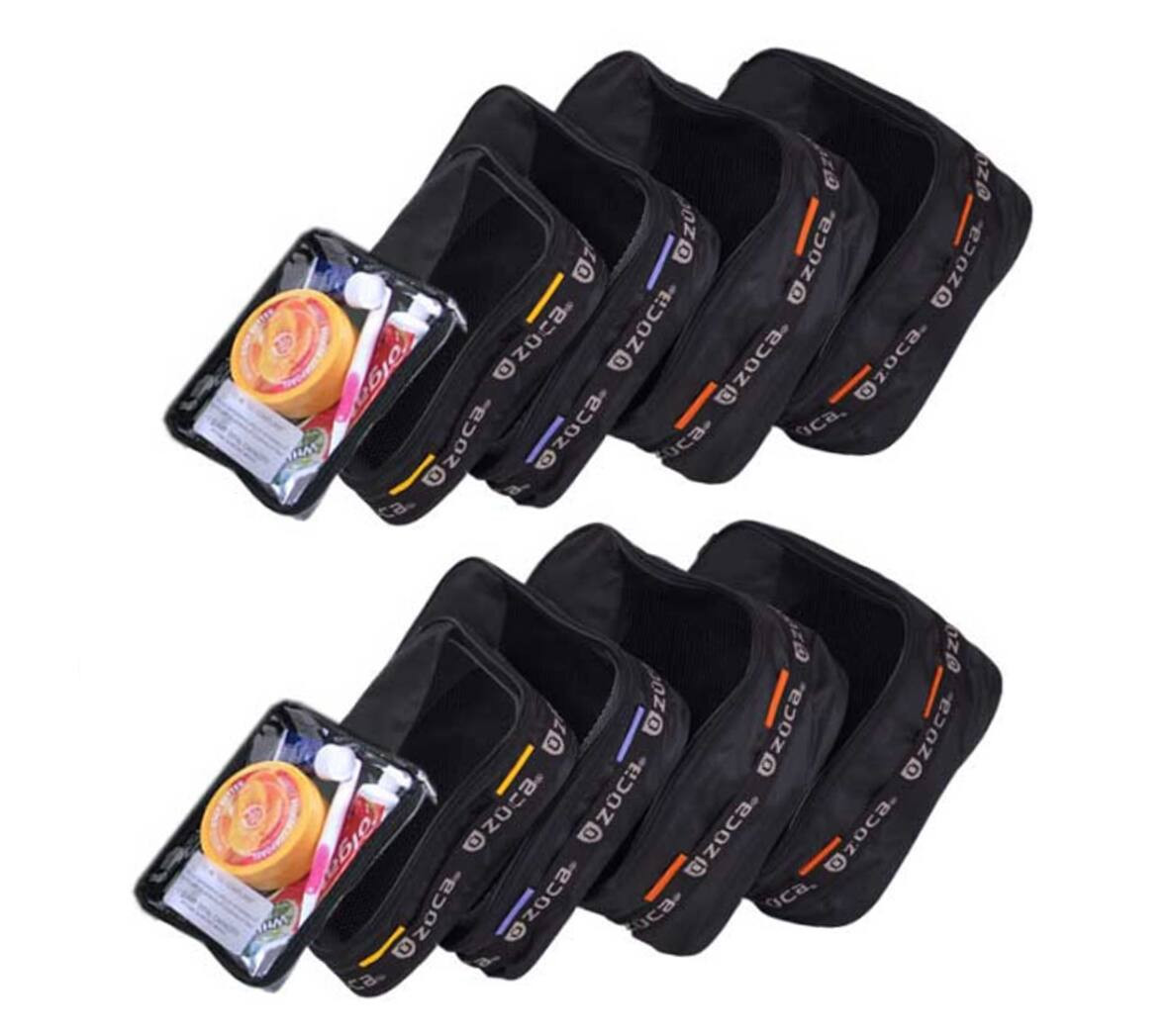Two Zuca Pro Packing Pouch Sets - 10 Large Utility Pouches and 2 Small Pouches - Black | Best Buy U.S.