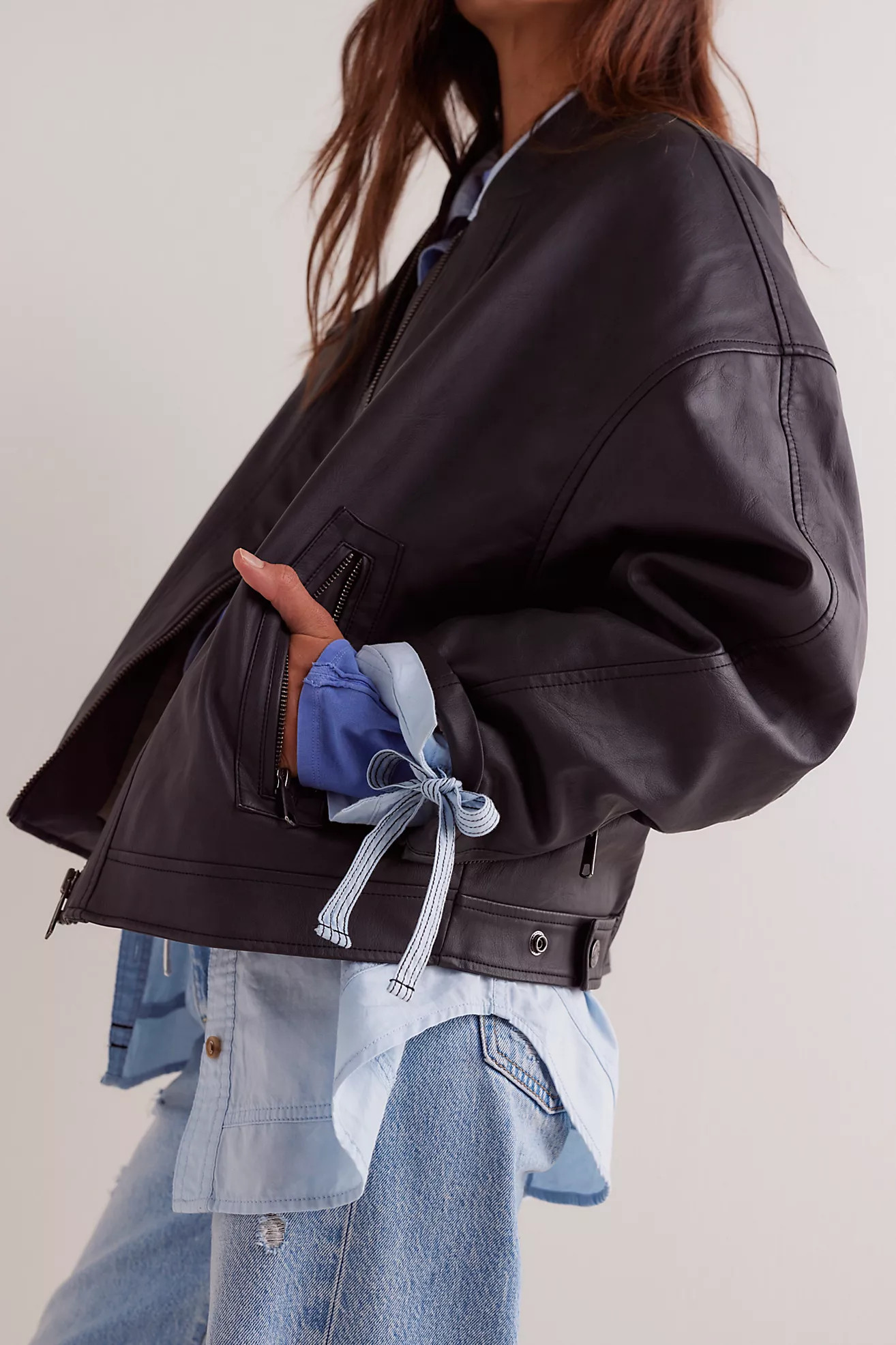 We The Free Vinny Vegan Bomber | Free People (Global - UK&FR Excluded)