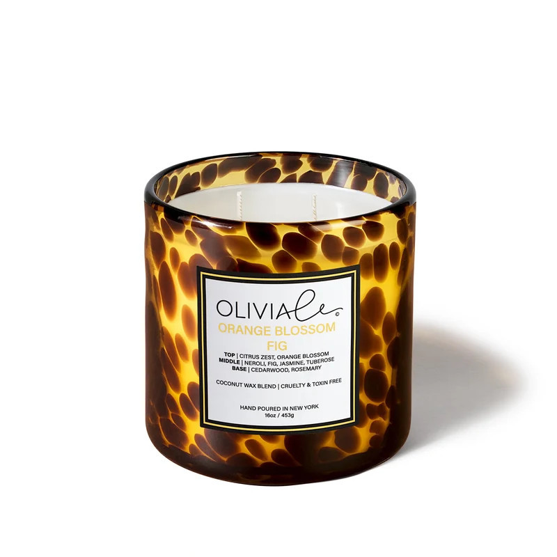 Olivia Le Orange Fig Blossom Tortoise Candle - SMALL 8 OZ (226G) | Verishop