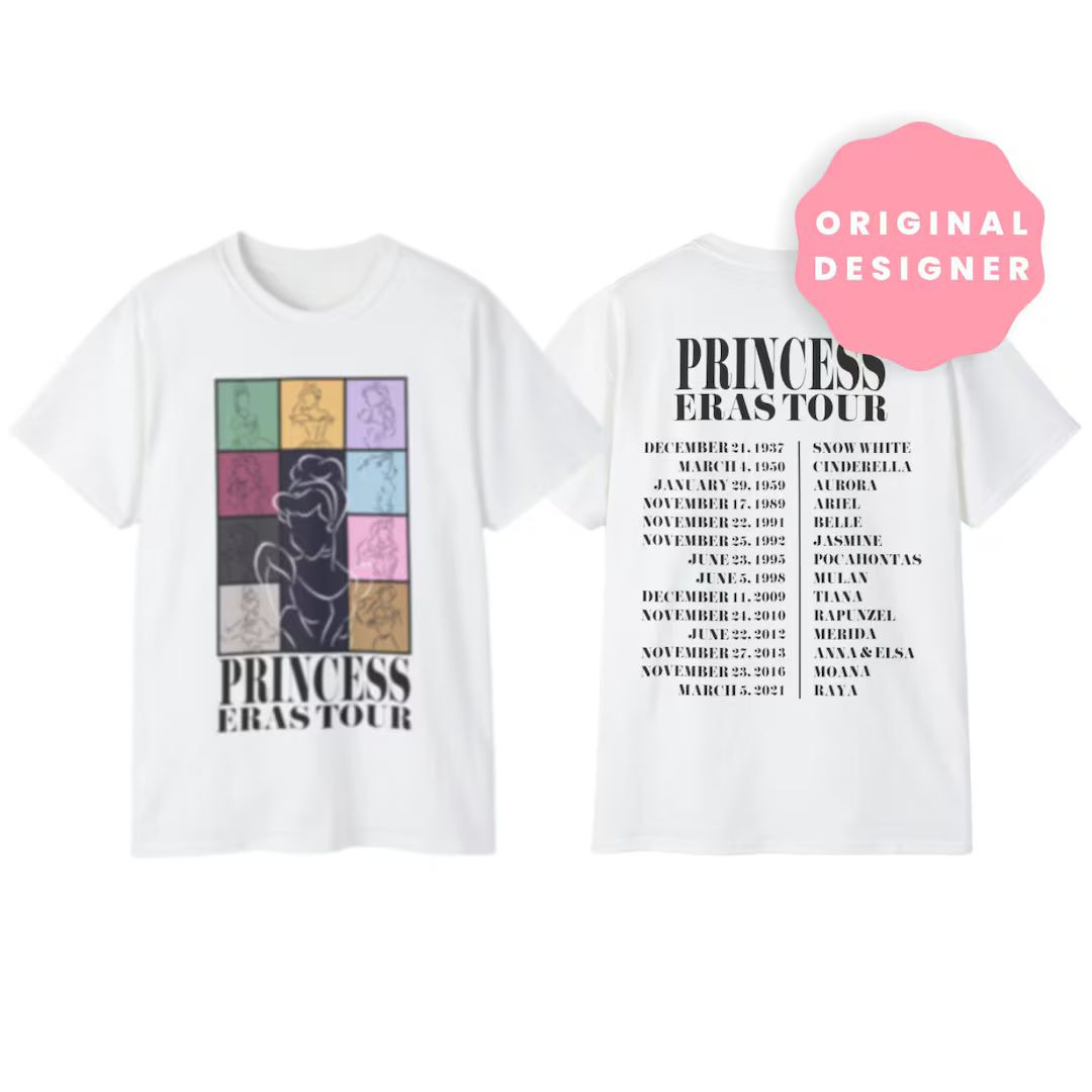 Princess Eras Tour T-shirt, the Eras Tour Shirt, Taylor Concert Shirt, Magic Kingdom Shirt, Magic... | Etsy (US)