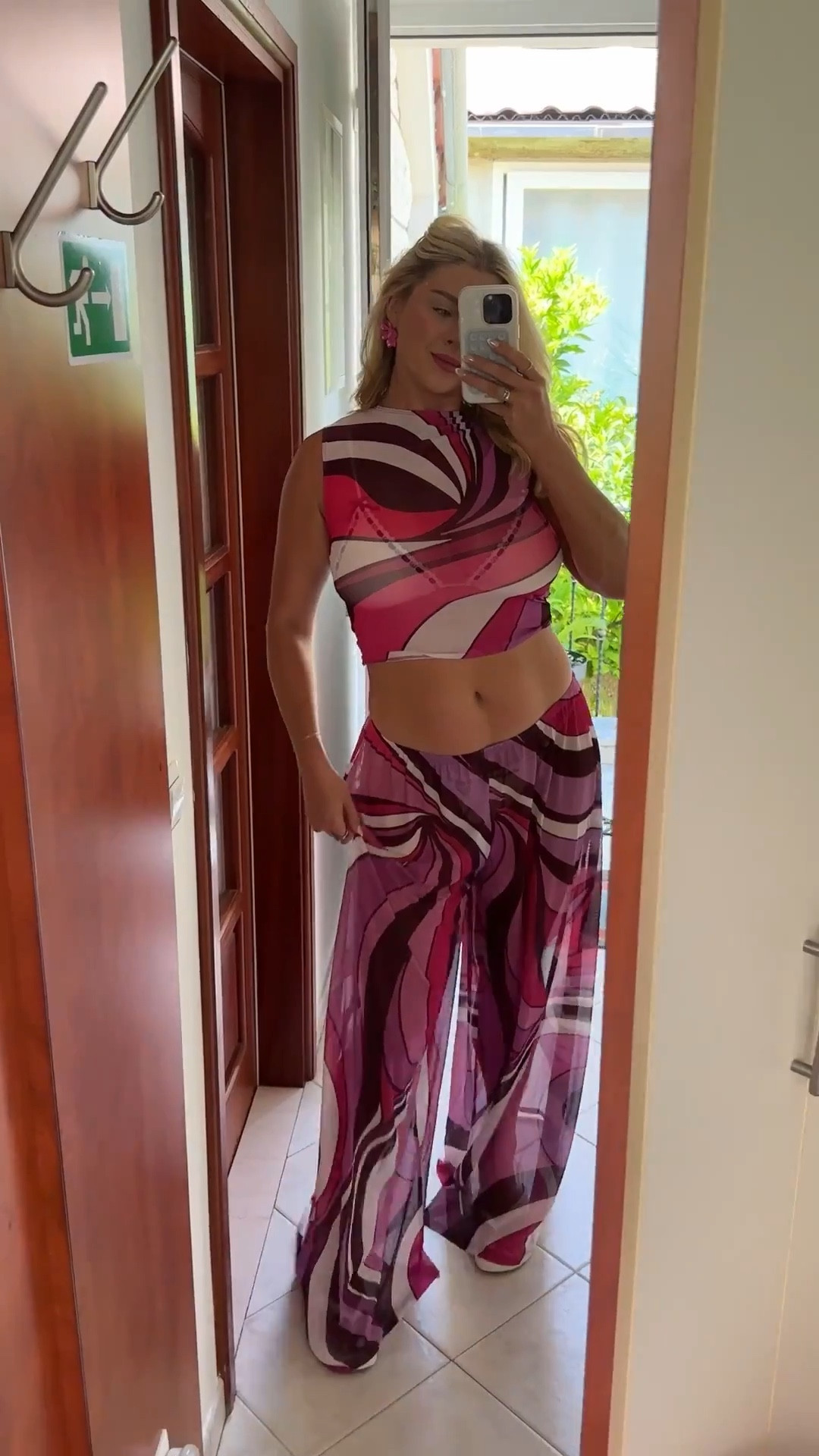 It’s giving pucci 😍 #eurosummer #swim #coverup #pucci #puccidupe 
#beach #swimwear #shein 