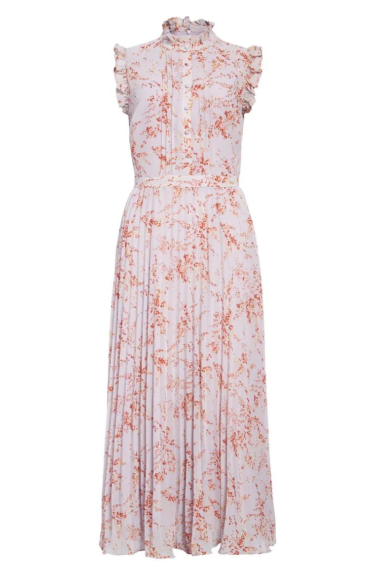 Floral Print Pleated Dress | Nordstrom