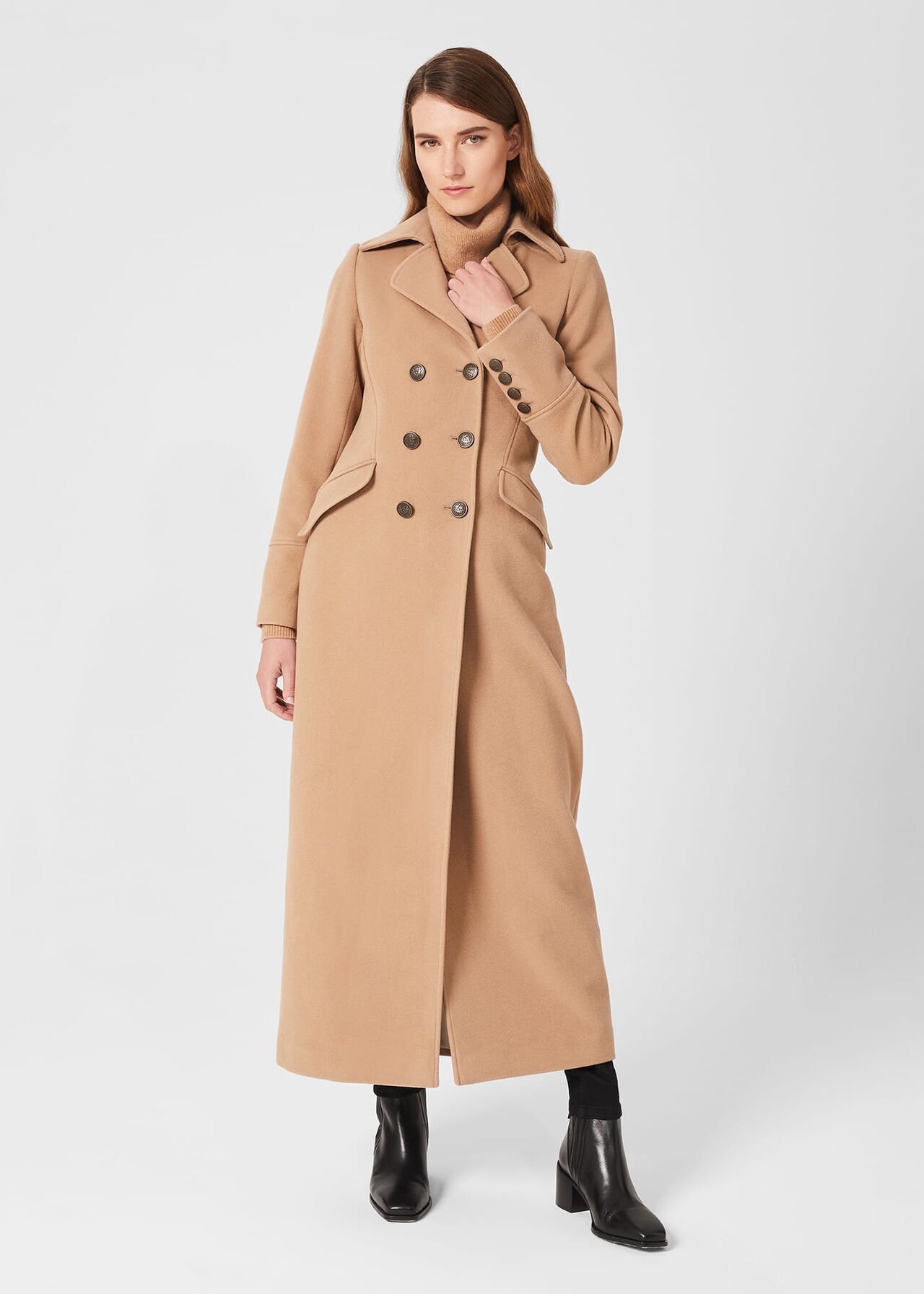 Brenna Wool Blend Maxi Coat | Hobbs | Hobbs