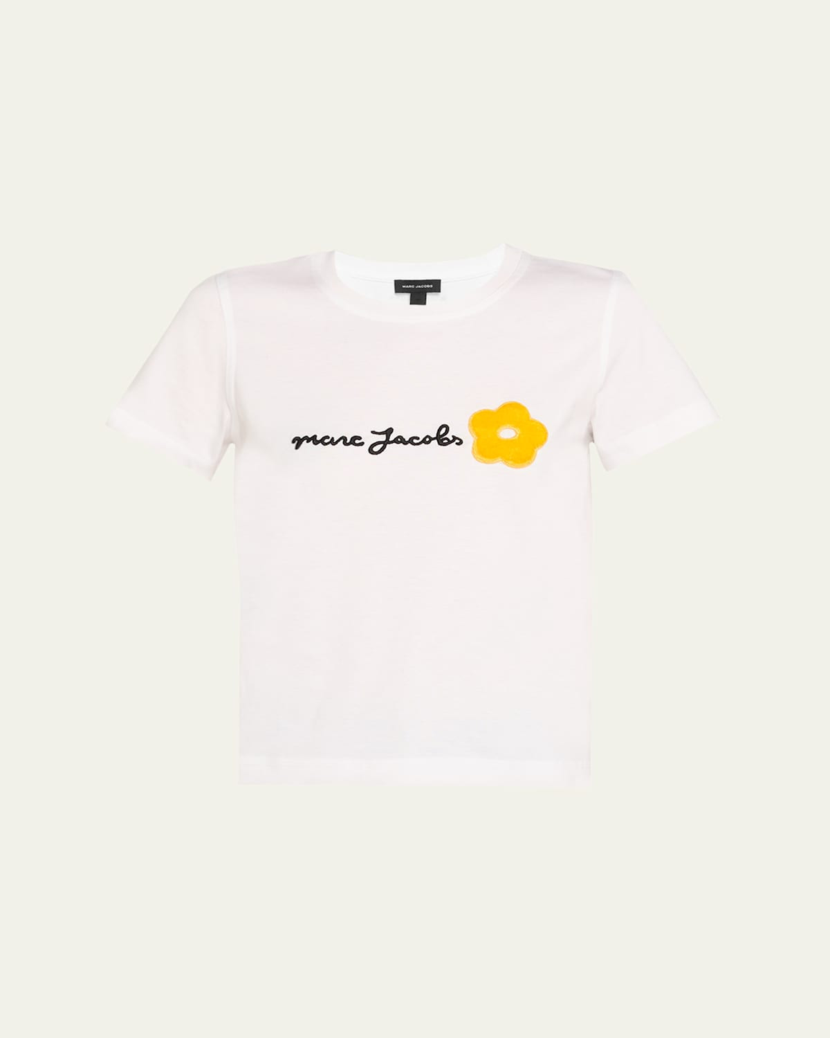 Logo Flower Applique T-Shirt | Bergdorf Goodman