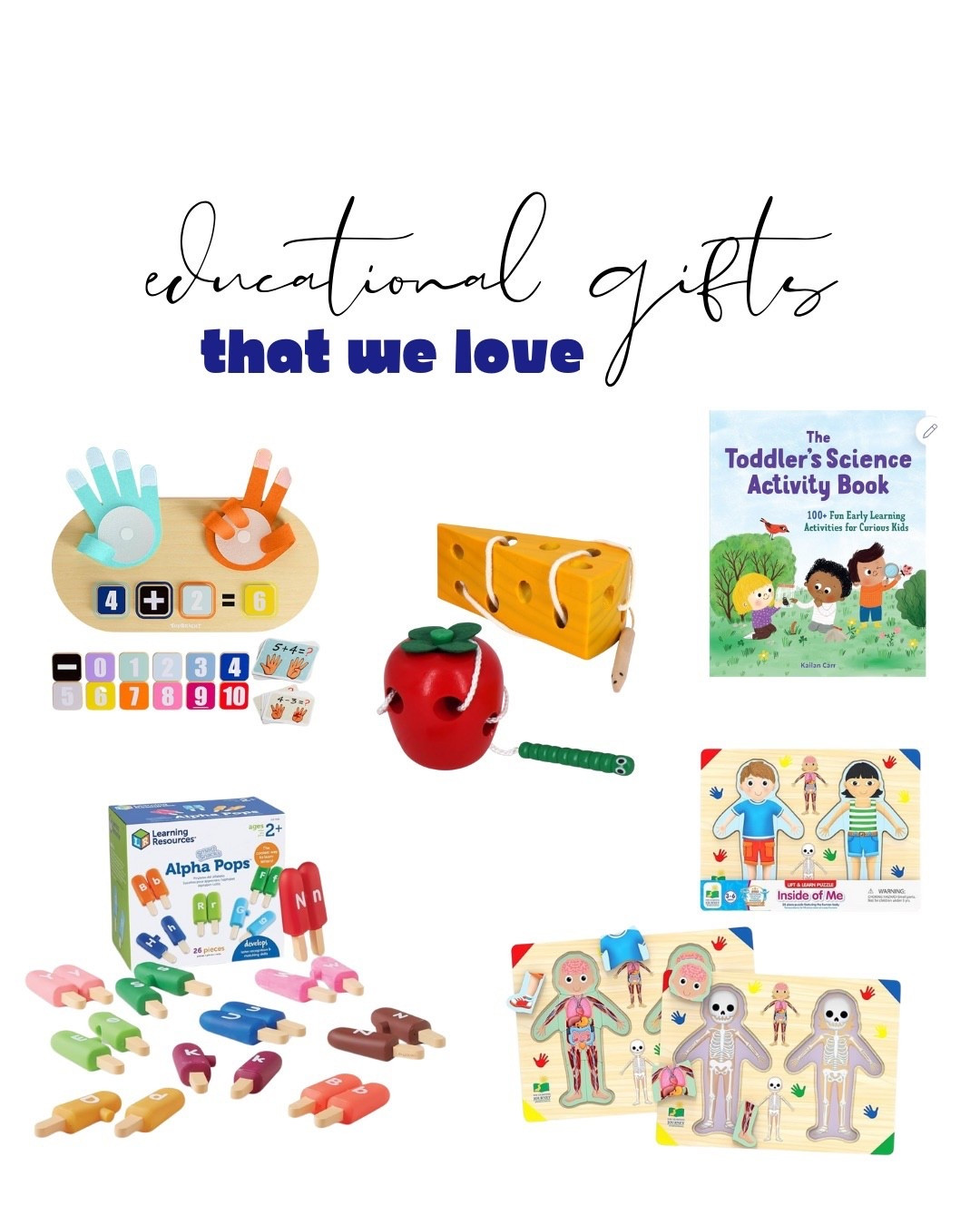 Holiday gift guide for toddlers! Education Christmas or holiday gifts. Screen free fun for little kids. 

#LTKHoliday #LTKKids #LTKGiftGuide