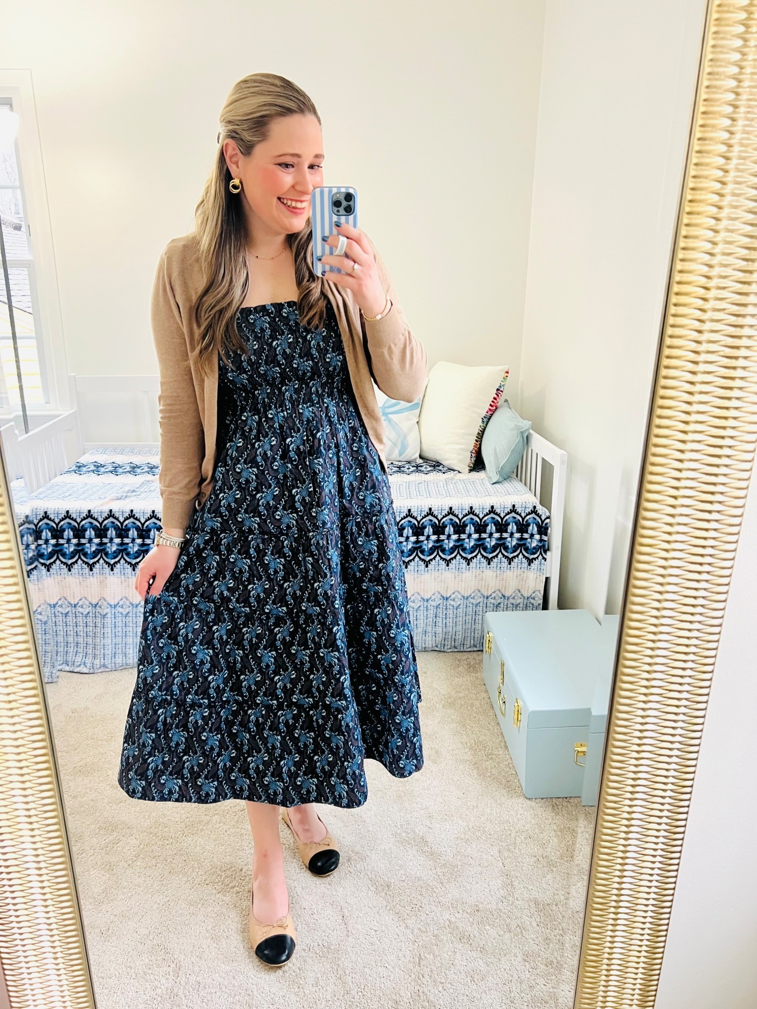 Baby Boy Shower Outfit || Baby Shower Outfit || Hill House Nap Dress 

#LTKootd