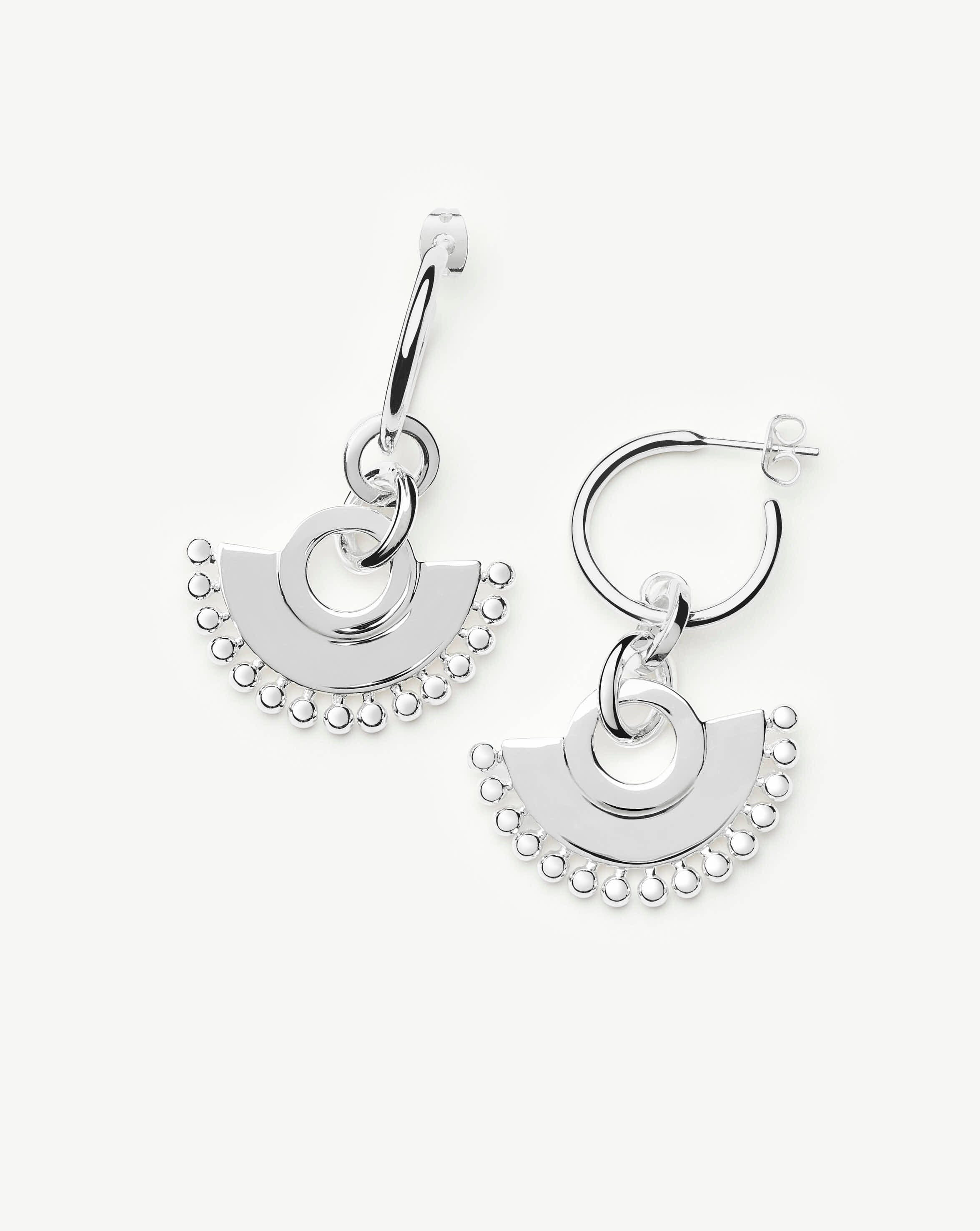 Zenyu Fan Chandelier Hoop Earrings | Missoma UK | Missoma UK