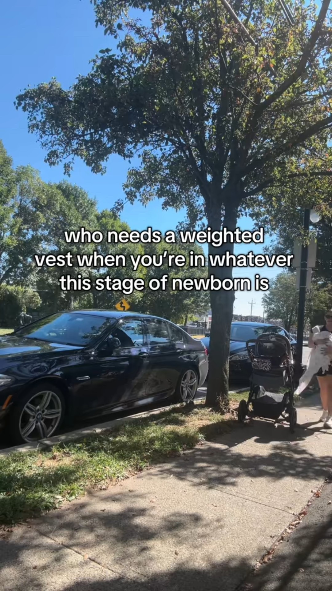 2 Month Old 🤝 being literally attached to you 
Sometimes you just have to ditch the stroller and wear the baby! 

#LTKFamily #LTKBaby #LTKActive