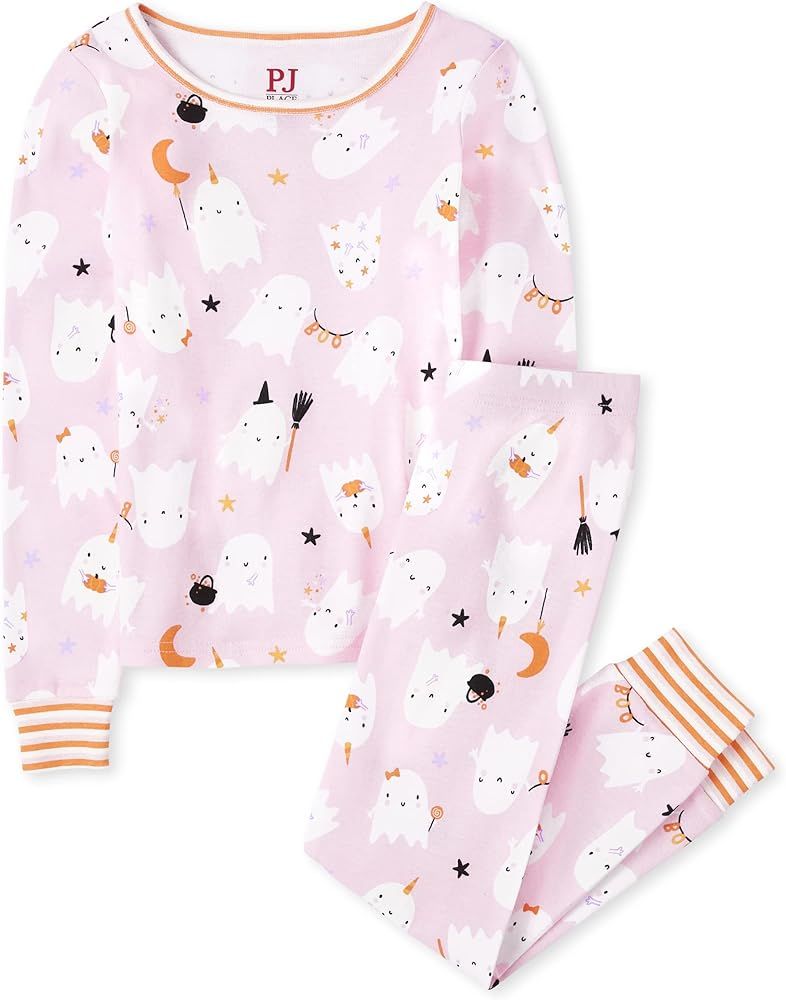 The Children's Place Baby Girls' Halloween Pajamas, Cotton | Amazon (US)