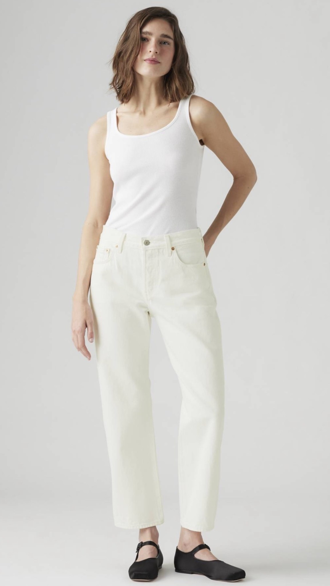 Just ordered these @Levi's white jeans for spring - perfect shade of ecru! 30% off for Red Tab members 

#LTKSpringSale #LTKdayinmylife #LTKSaleAlert