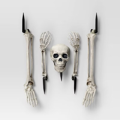 5pc Skeleton Groundbreaker Set Halloween Decorative Prop - Hyde and EEK! Boutique™: Indoor/Outd... | Target