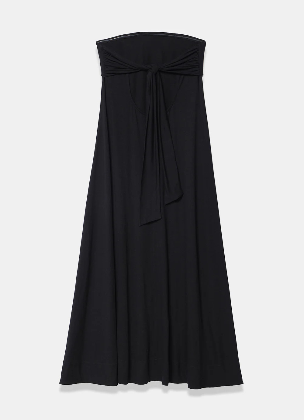 Black Jersey Bandeau Maxi Dress | Mint Velvet