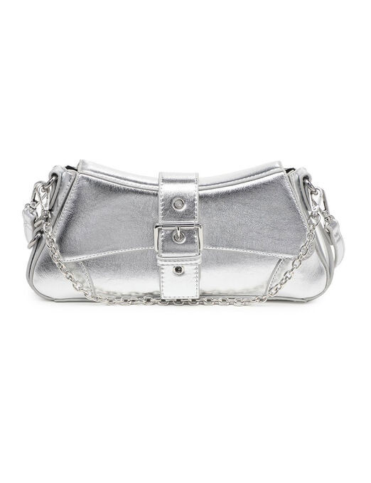 Metallic Buckle Detail Bag | Eloquii