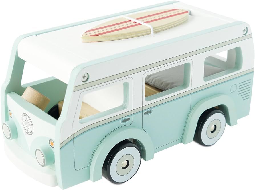 Le Toy Van - Wooden Holiday Campervan with Detachable Surfboard | Suitable for 3 Year Old + | Amazon (US)