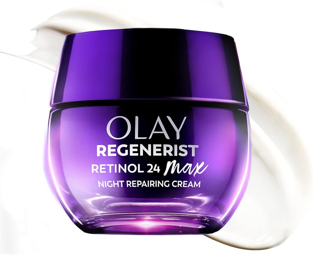 Olay Retinol Night Cream for Women, MAX, Anti-Aging Face Mousturizer, Fragrance-Free, Non Greasy ... | Amazon (US)