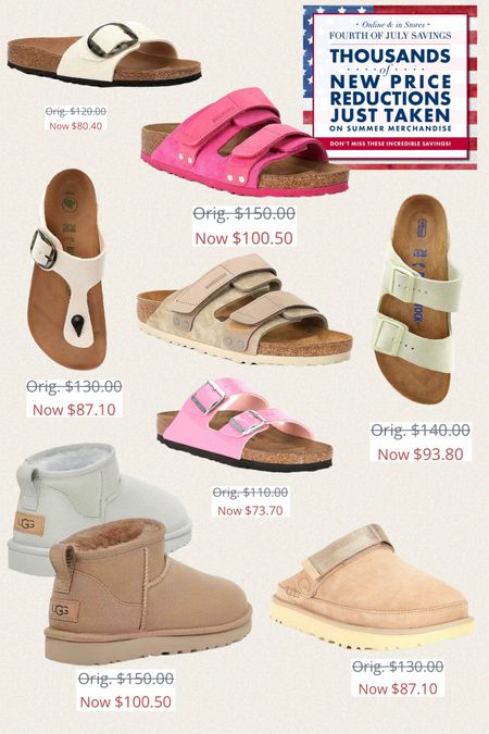 4th of July Sale!! UGG & Birkenstock on SALE!! 
Dillards summer sale!
My favorite picks!

UGG Classic Ultra Mini Water-Resistant Booties | Birkenstock  Arizona Patent Birko-Flor Slide Sandals | UGG Goldenstar Suede Versatile Platform Clogs | Birkenstock Arizona Suede Dual Adjustable Buckle Detail Strap Sandals | Birkenstock Gizeh Big Buckle Detail Canvas Thong Sandals | Birkenstock Madrid Big Buckle Detail Canvas Sandals | Uji Suede Double Strap Sandals

#ugg #sandals #birkenstock #dillards #4thofhuly #polacek 

#LTKxNSale #LTKSaleAlert #LTKSummerSales