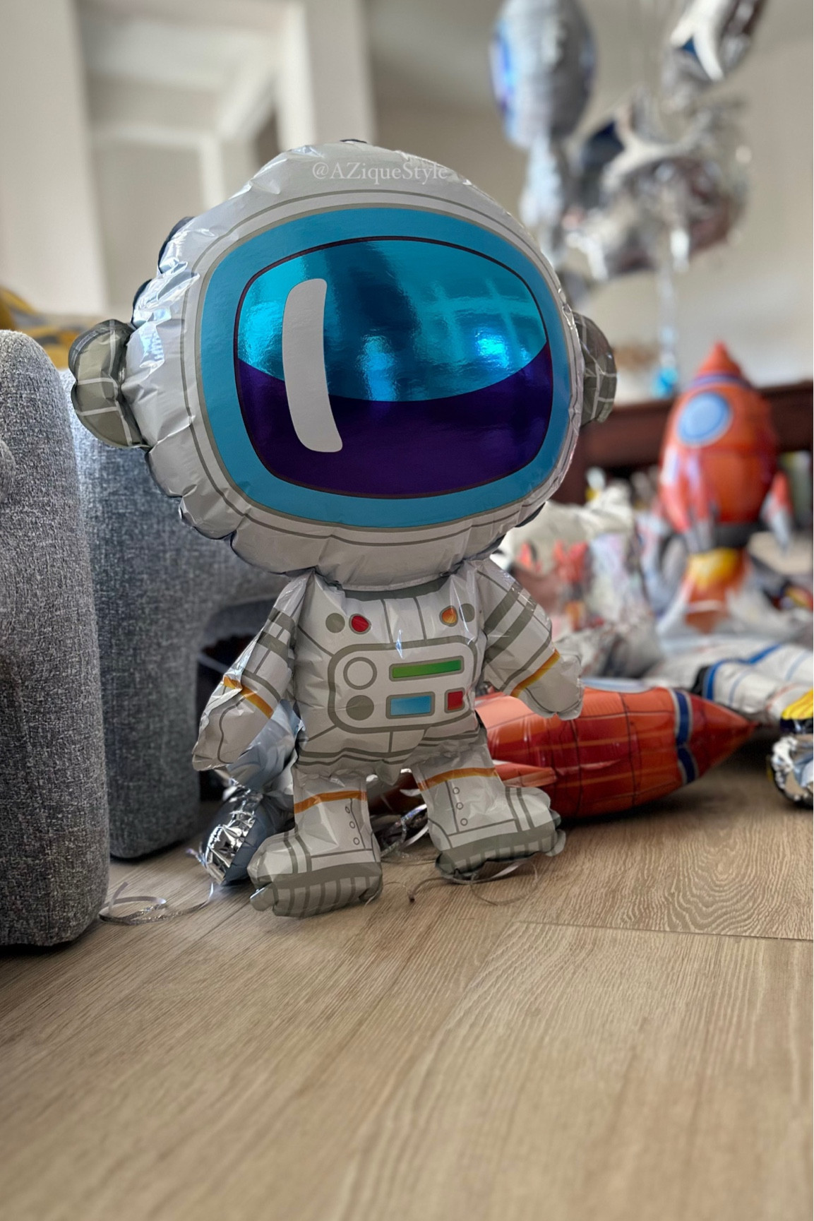 Space theme for toddler BDay party. Foil balloons. Large and colorful! Elevated the party! Filled with helium. Lasted for two weeks! So much fun! #aziquestyle #toddlerbdayparty

#LTKParties #LTKKids #LTKBaby