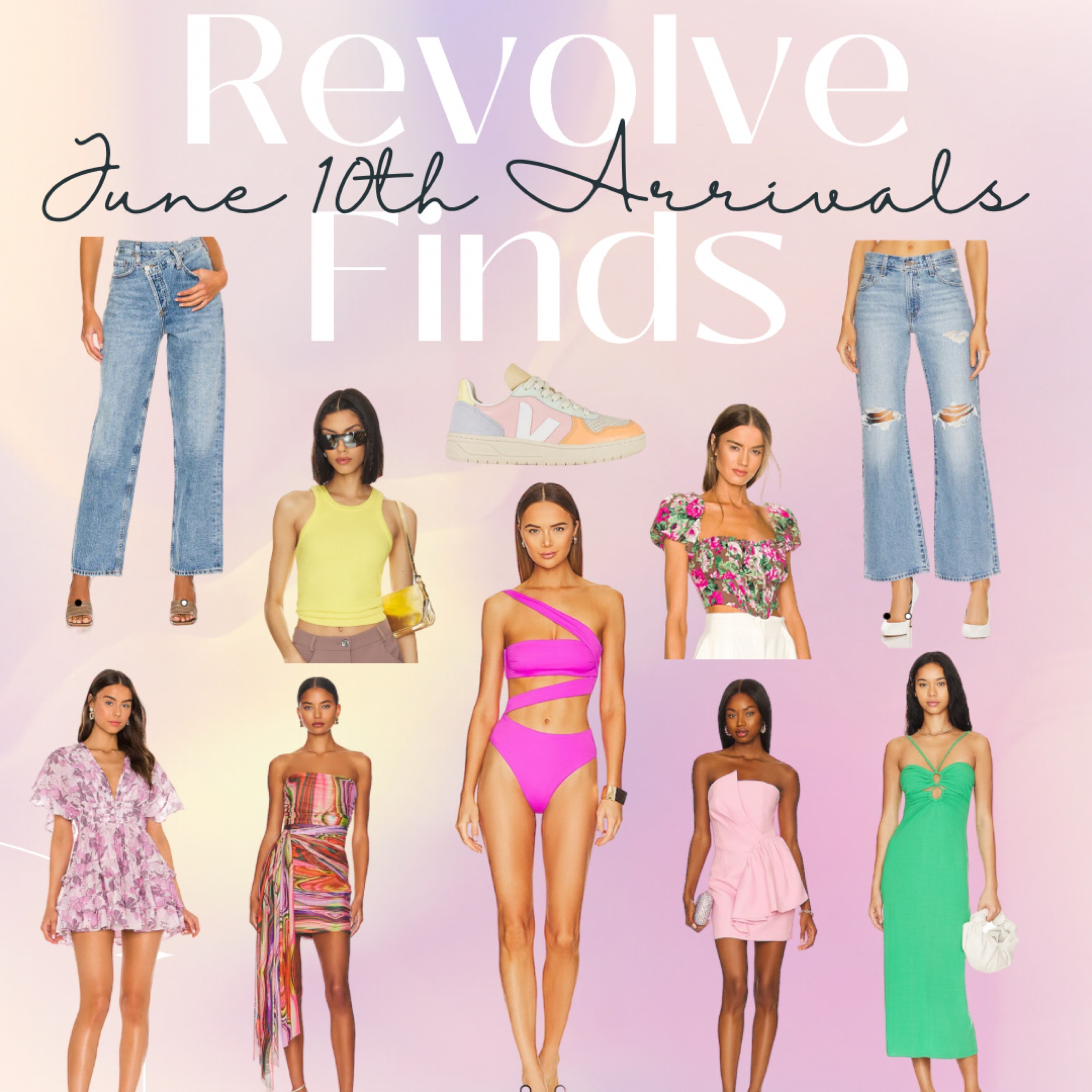 REVOLVE June 10th new arrival favs! The cutest clothes for any occasion! From swimsuits, jeans, comfy, wedding guest attire, vacation fits, etc. They have it all!!💕 

#LTKswim #LTKstyletip #LTKtravel