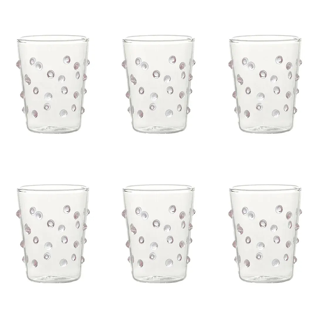 Zafferano Party Tumbler Junior in Pink - Set of 6 | Chairish
